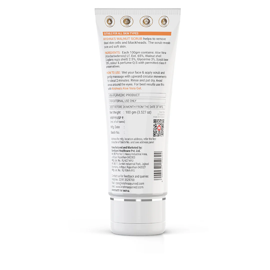Aloevera Walnut Scrub - Image 9