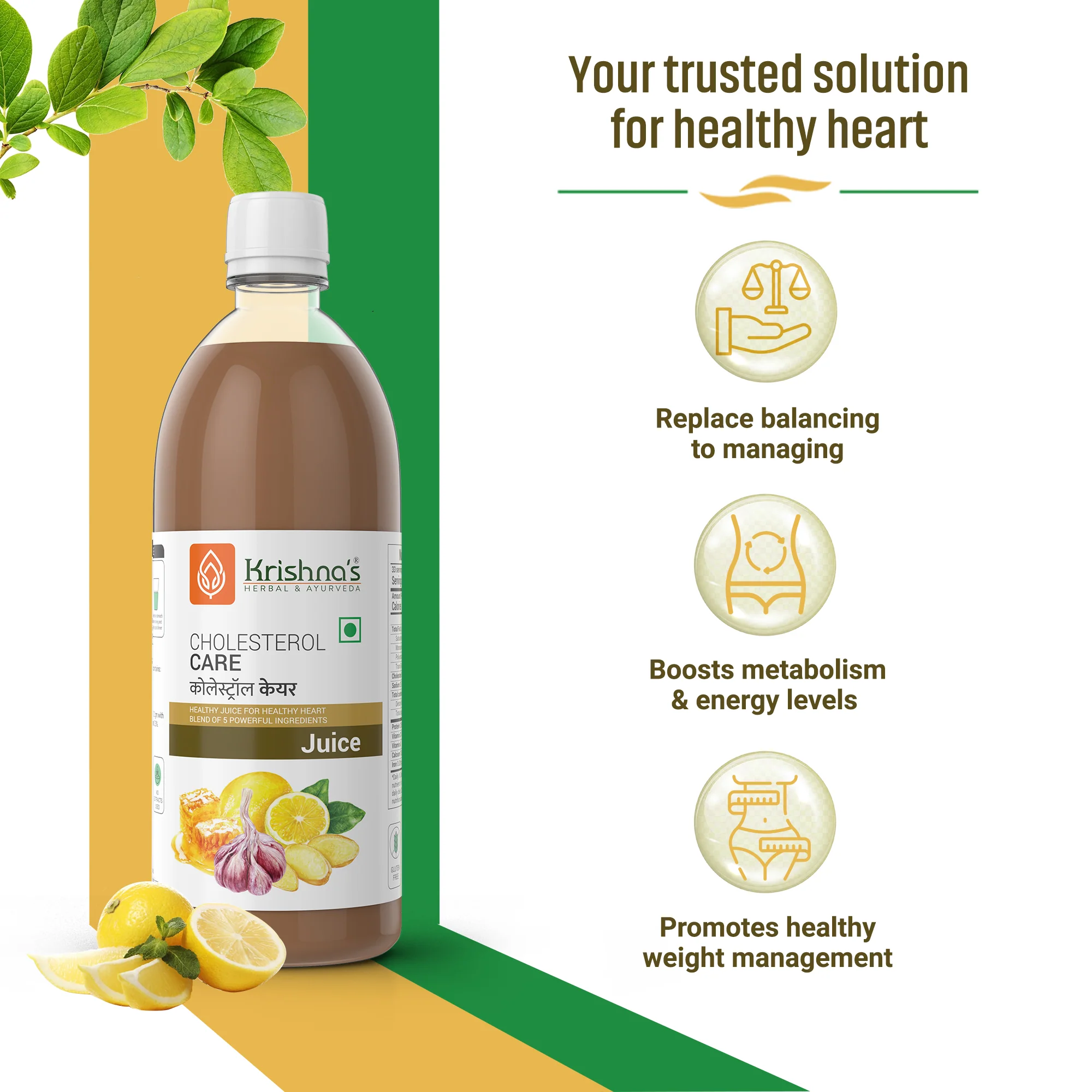 Cholesterol Care Juice 1000 ml | Triphala Churna 50 g - Image 3