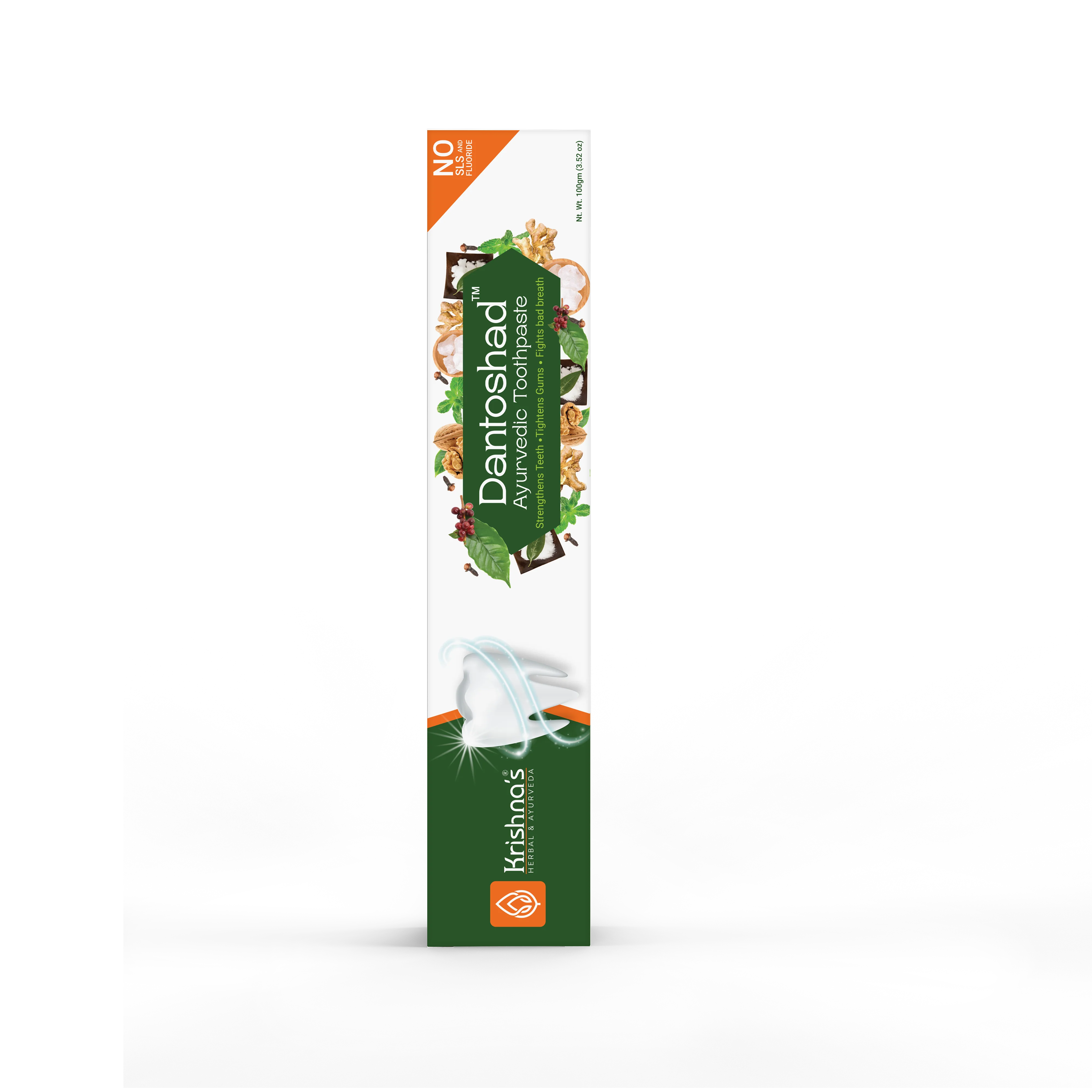 SLS Free Dantoshad Ayurvedic Toothpaste - Image 10