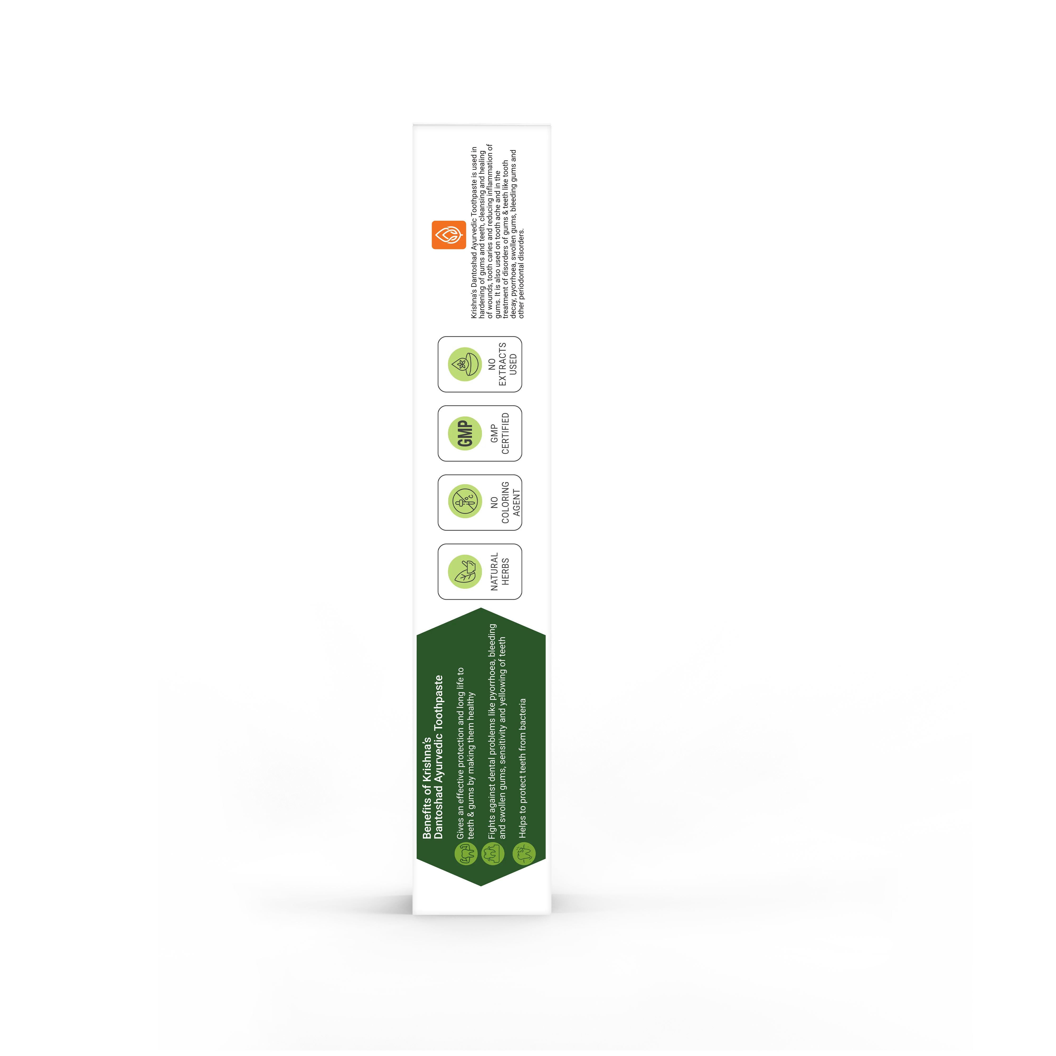 SLS Free Dantoshad Ayurvedic Toothpaste - Image 12