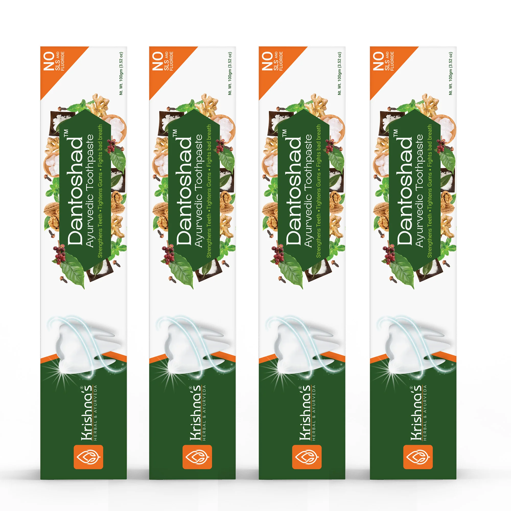 SLS Free Dantoshad Ayurvedic Toothpaste - Image 14