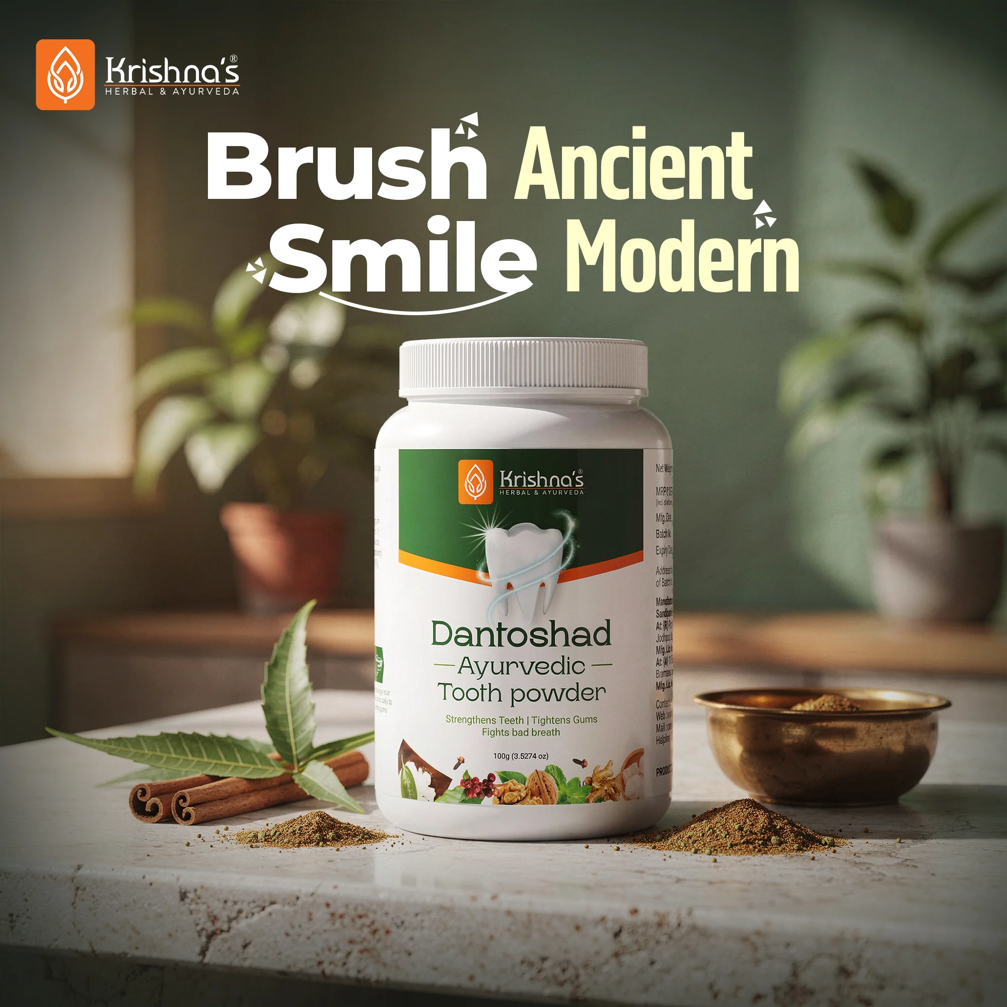 Dantoshad – Ayurvedic Tooth Powder - Image 2