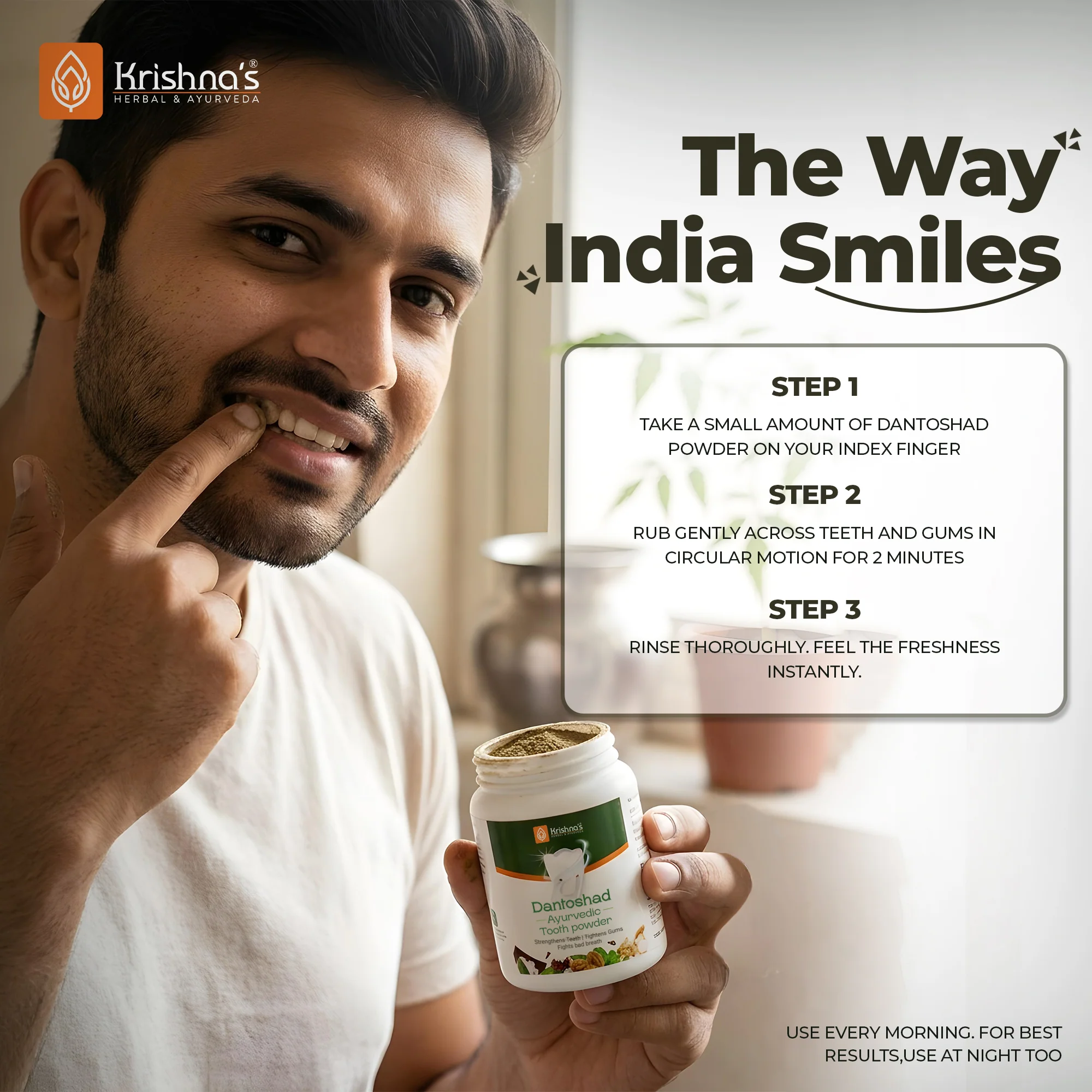 Dantoshad – Ayurvedic Tooth Powder - Image 5