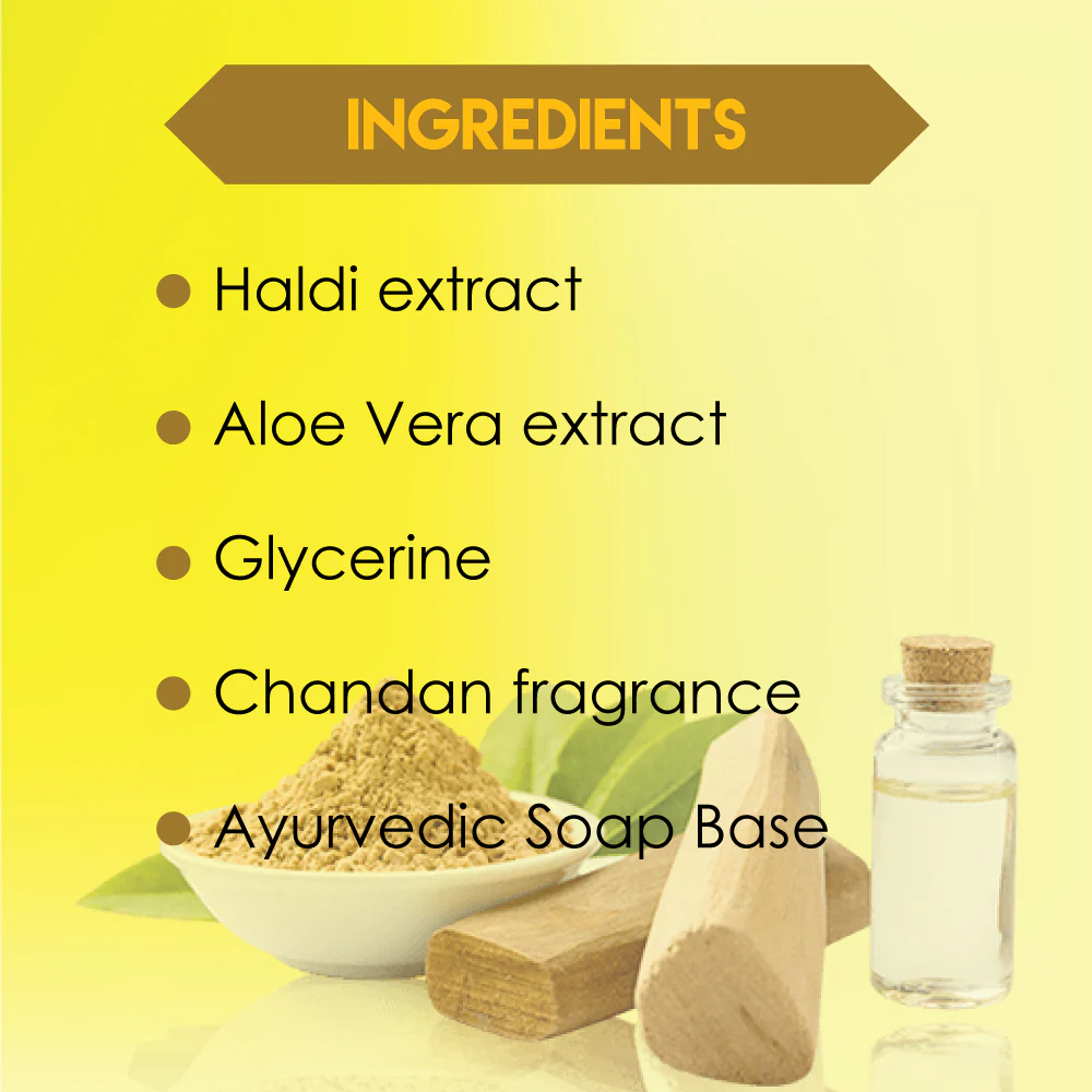 Haldi Chandan Handmade Soap - Image 4