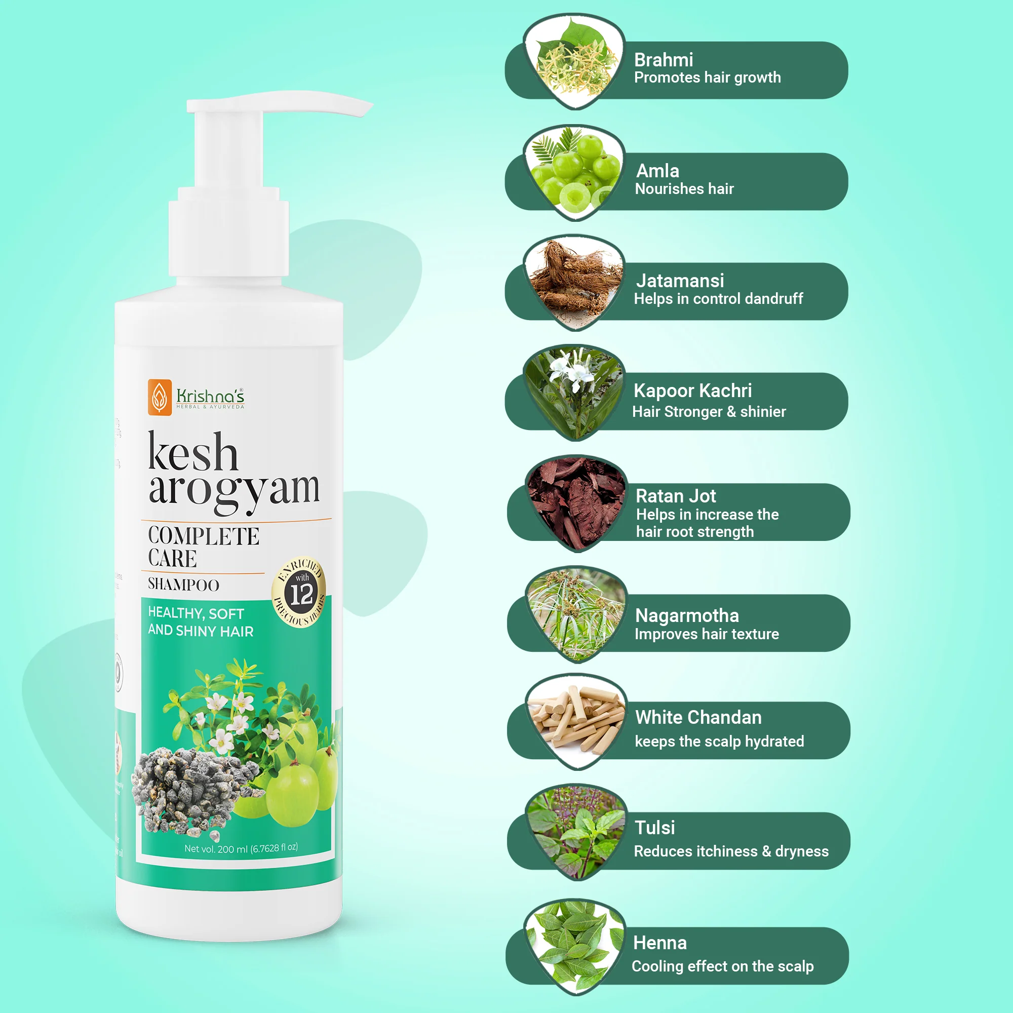 Kesharogyam Complete Care Shampoo - Image 3