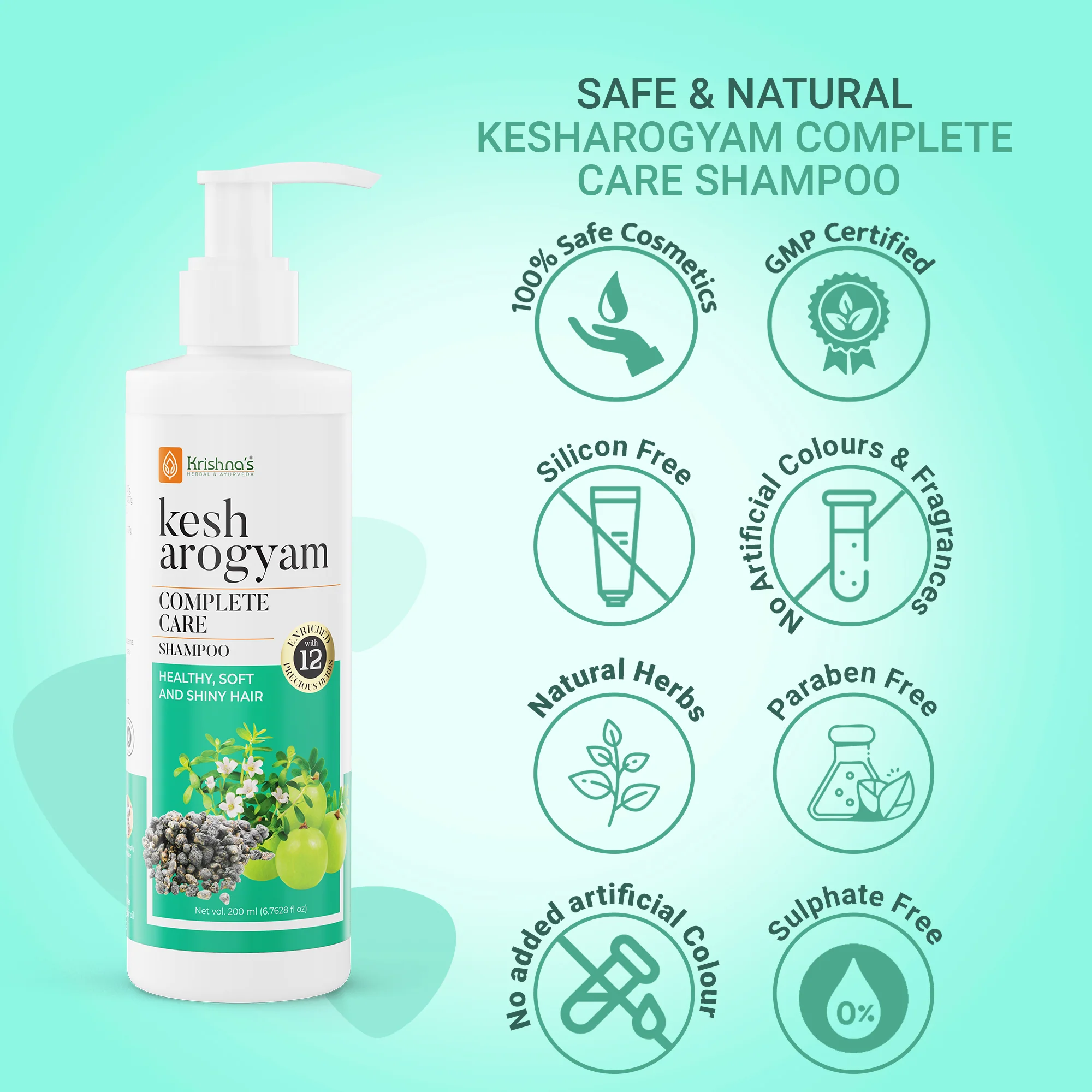 Kesharogyam Complete Care Shampoo - Image 7