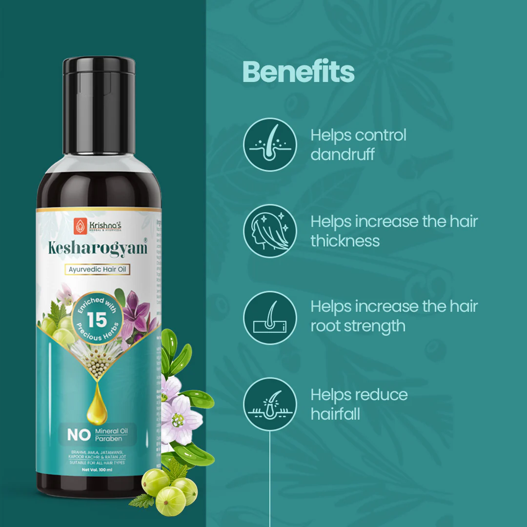 Kesharogyam Hair Oil - Image 3