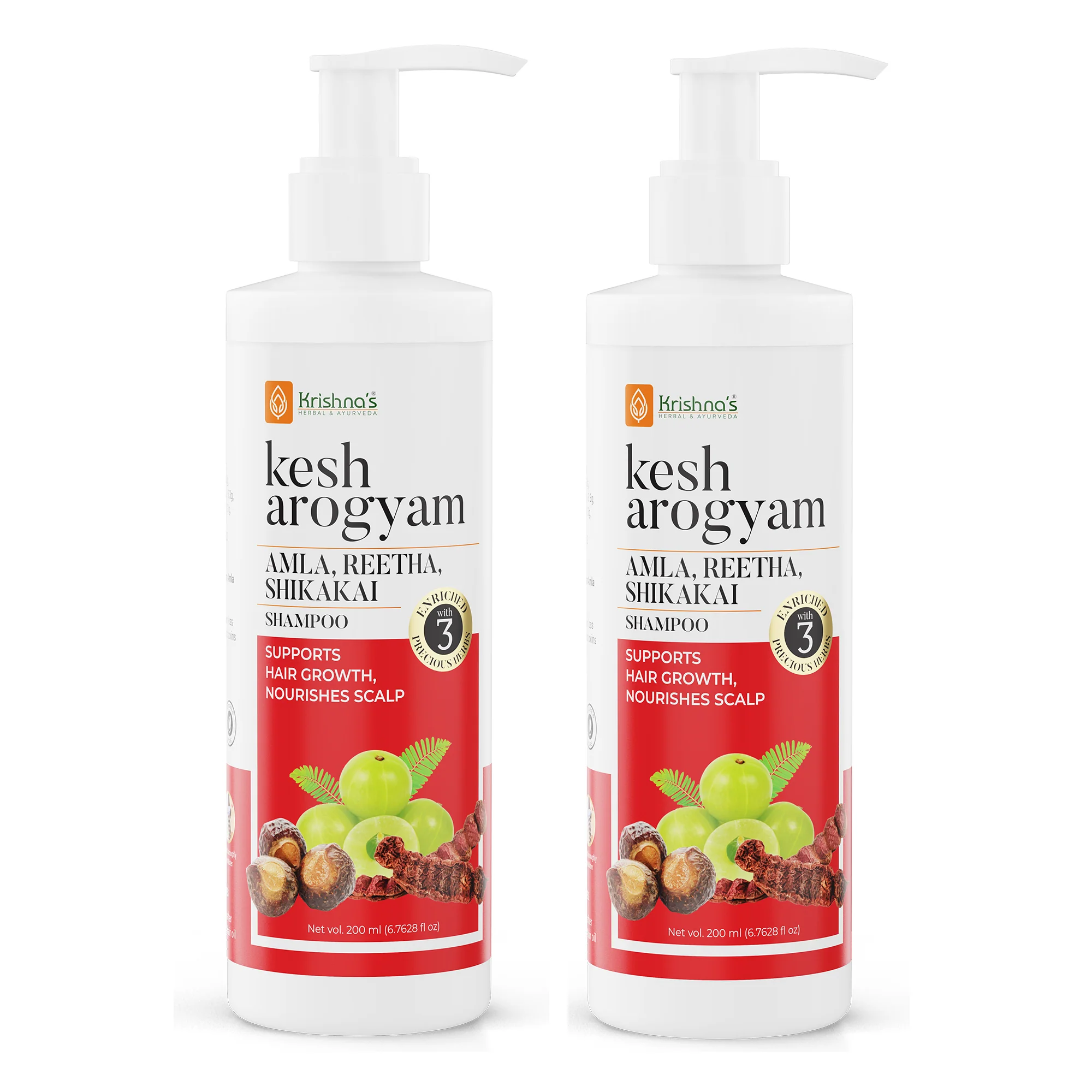 Kesharogyam Reetha Shikakai Amla Shampoo - Image 11