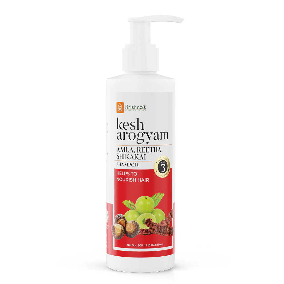 Kesharogyam Reetha Shikakai Amla Shampoo - Image 8