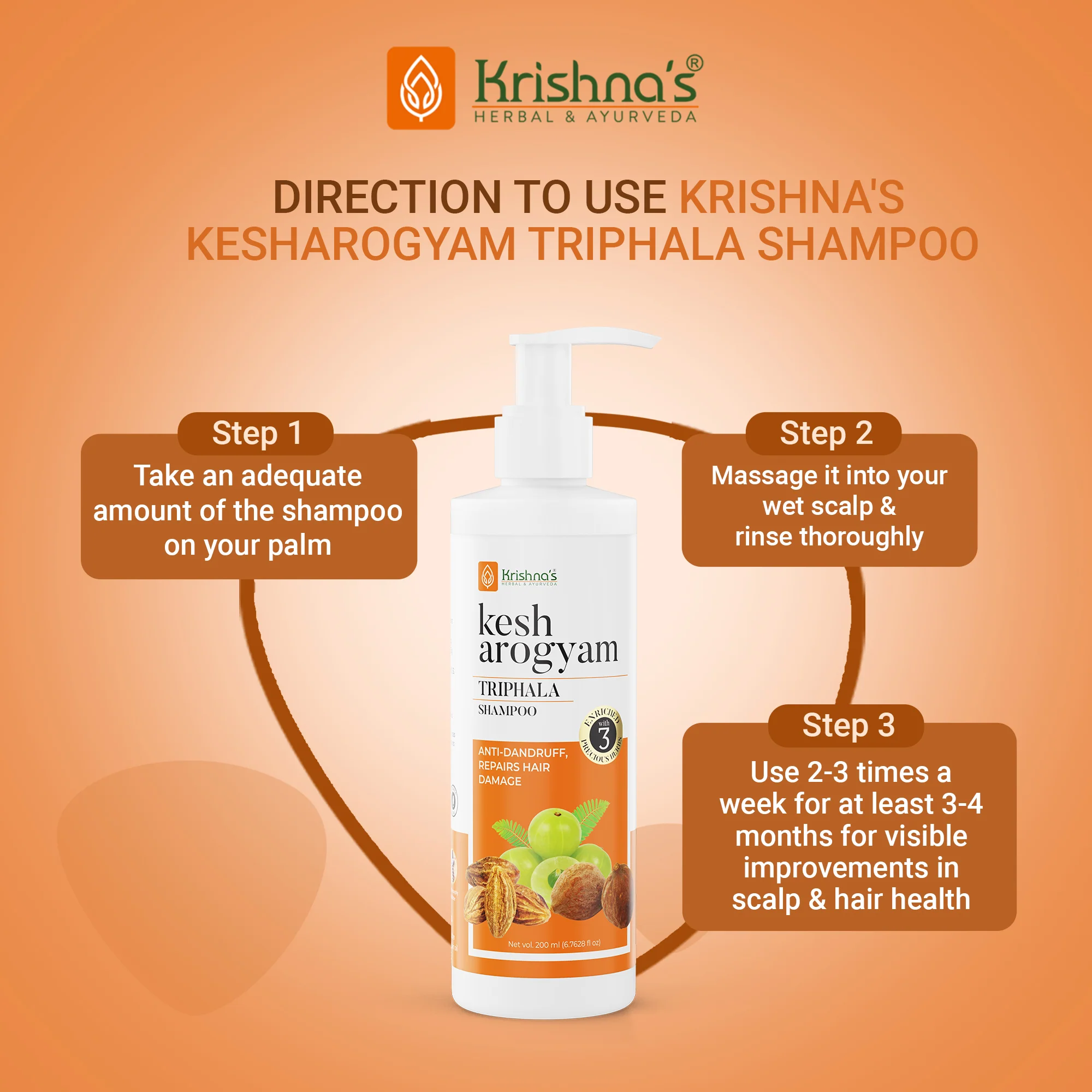 Kesharogyam Triphala Shampoo - Image 4