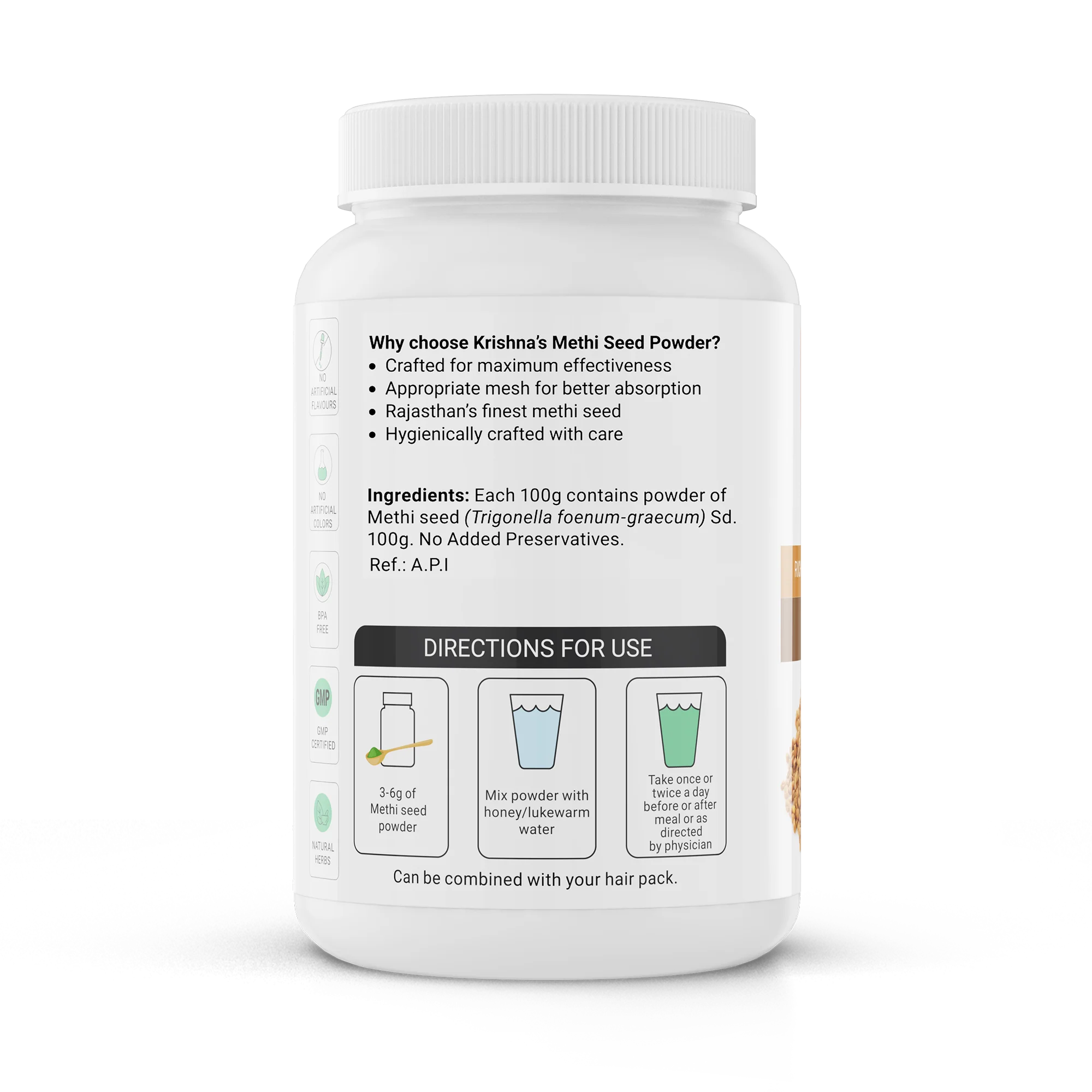 Methi Seed Powder 100 g - Image 6