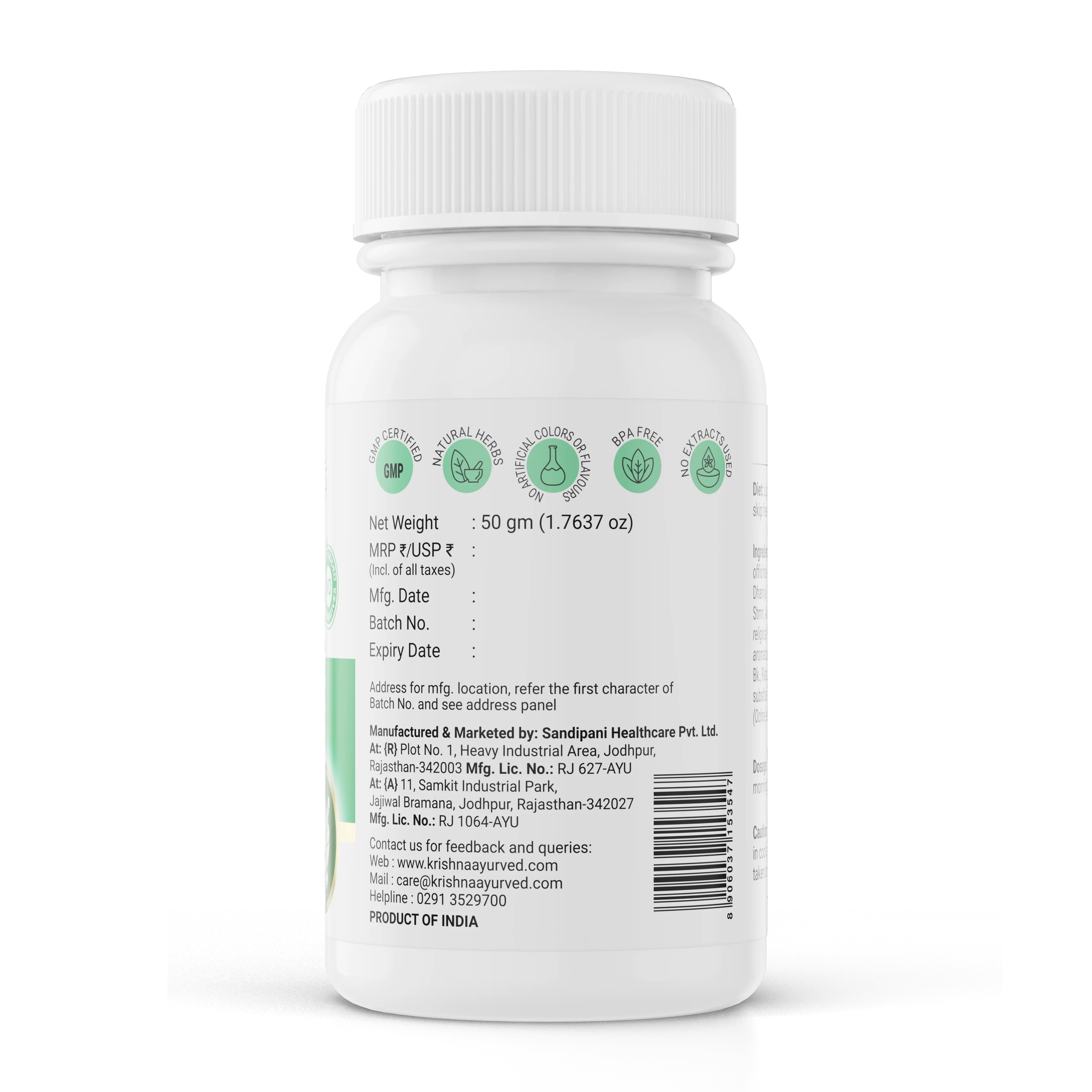 Najlant Powder 50g | Honey 200g - Image 4