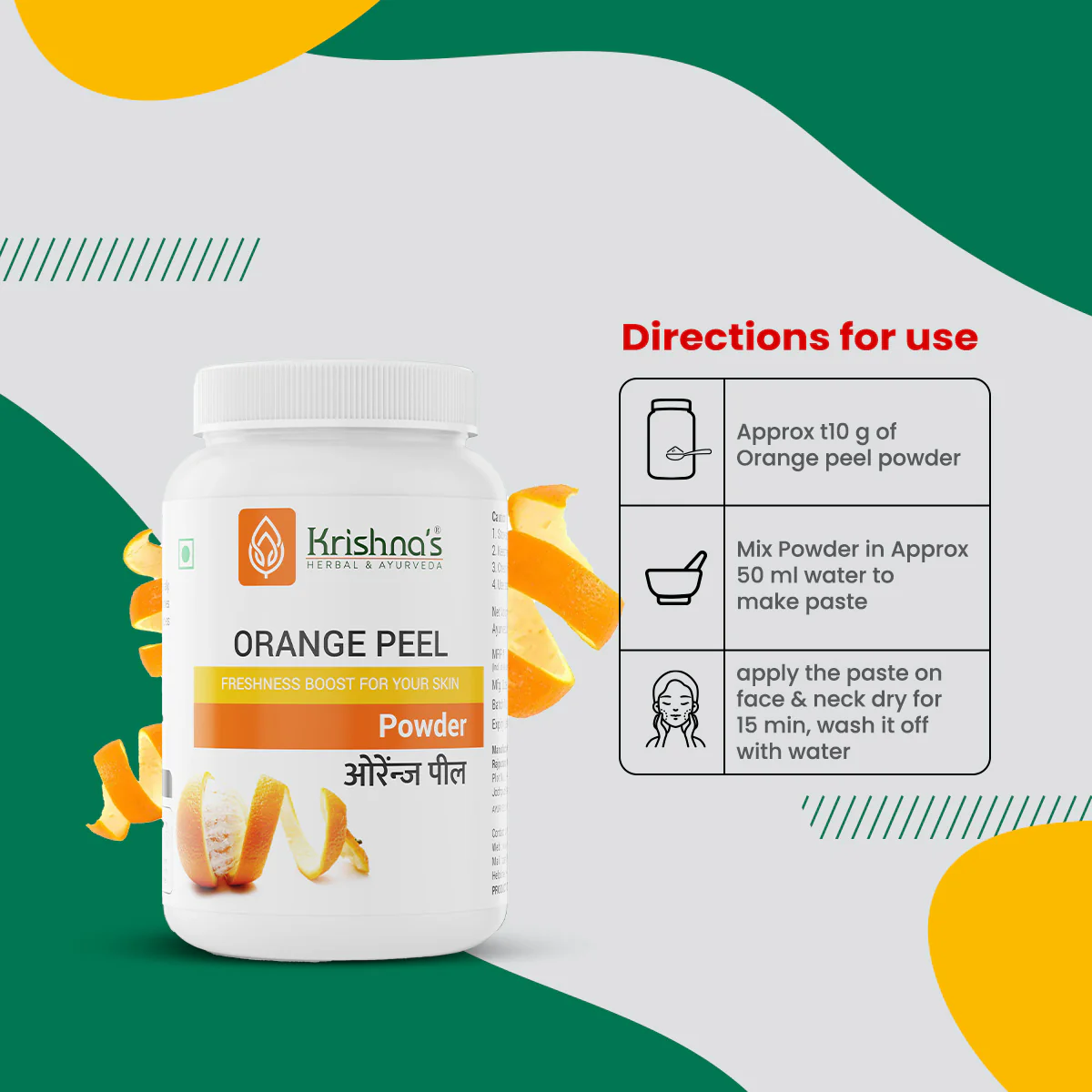 Orange Peel Powder 100 g - Image 3