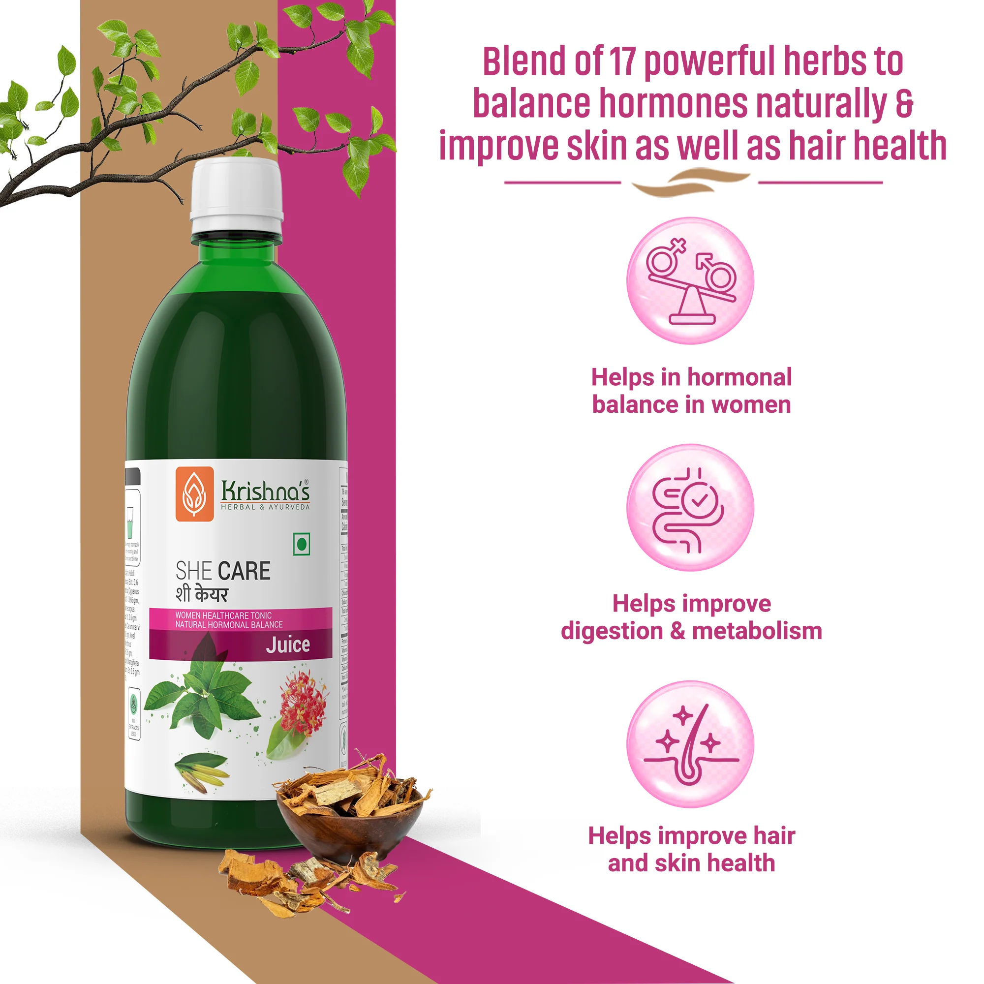 She Care Juice 1000 ml | Fat Reducer Juice 1000 ml - Image 2
